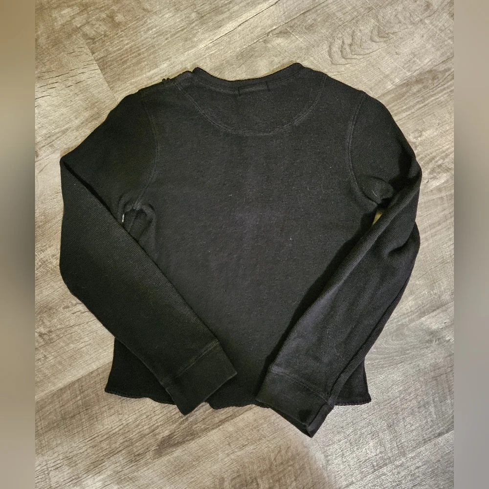 Girls Long Sleeve Thermal Ralph Lauren Top Size Med